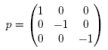 matrix for p