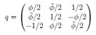 matrix for q