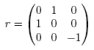 matrix for r