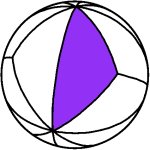 fundamental region for pyritohedral symmetry